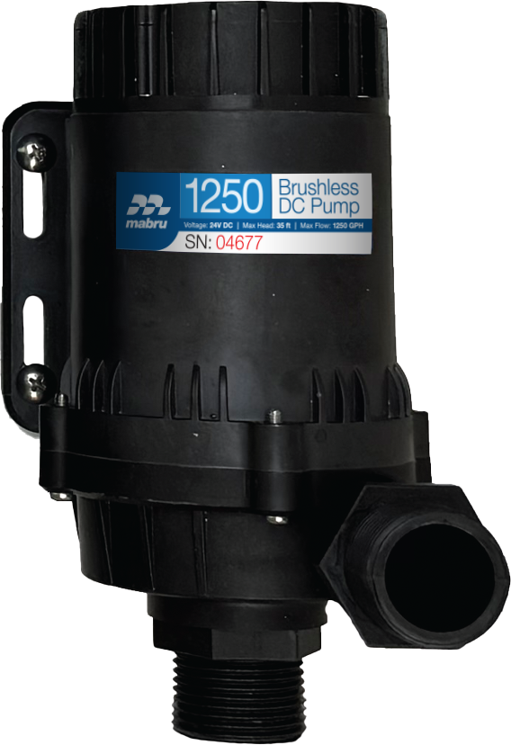 PUMP 1250 GPH 24V DC by MABRU