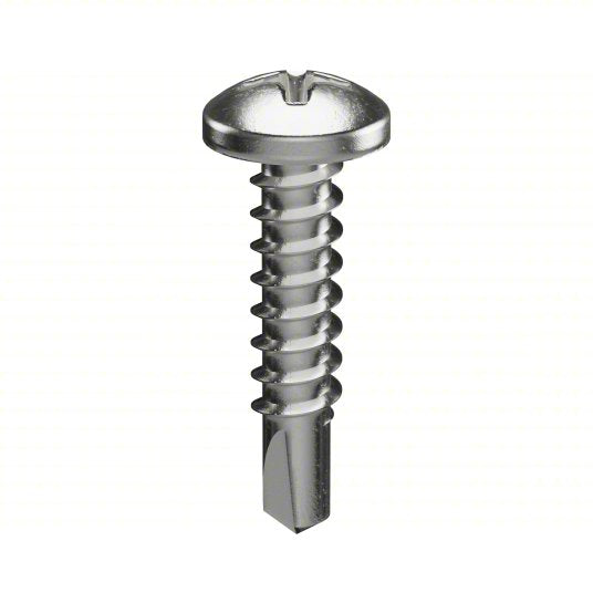 Sheet metal screws, Self tapping, Phillips pan head, Stainless steel 316, #10 x 1-1/2"