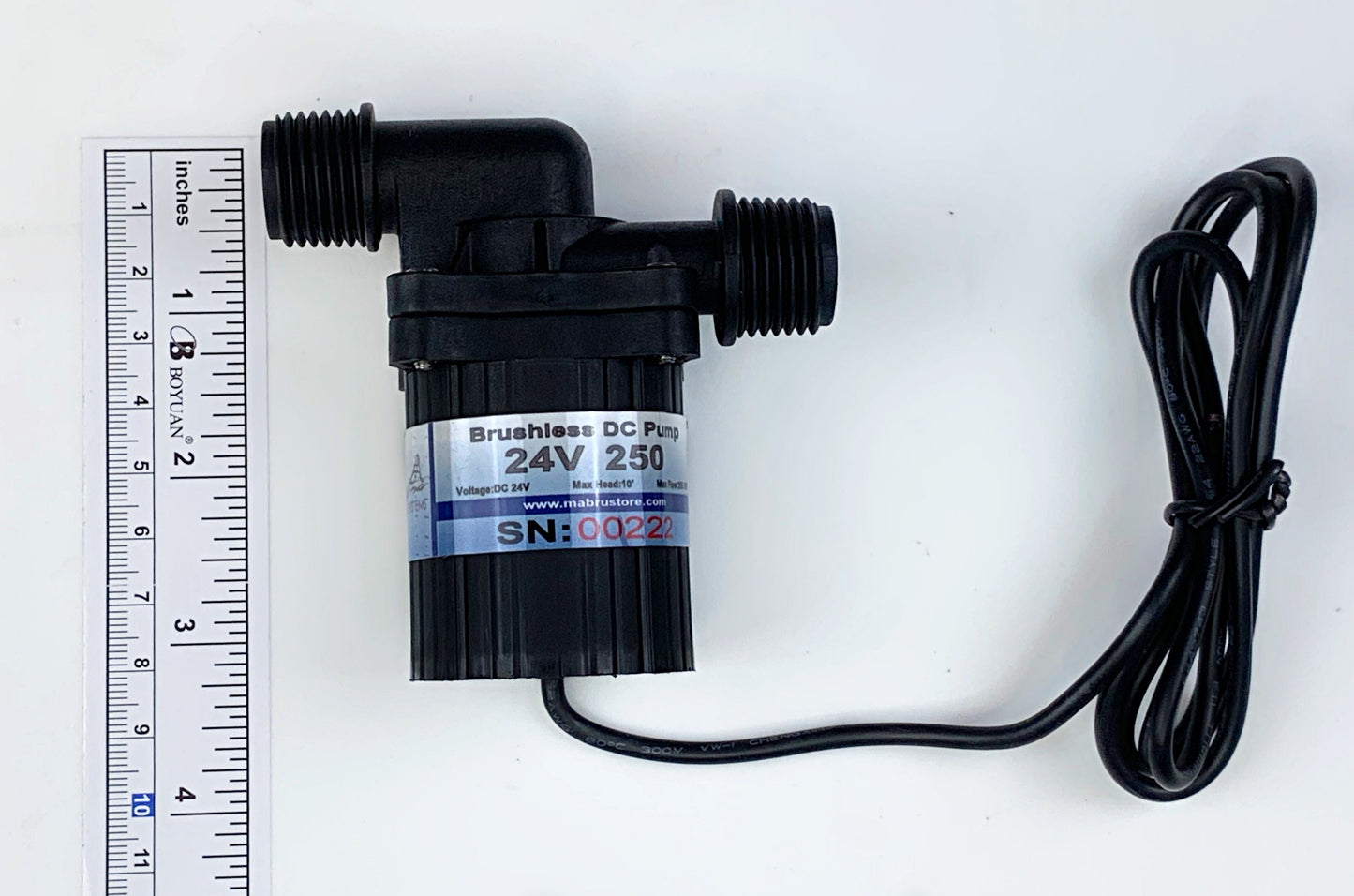 Water Pump and Power Supply Bundle 250 GPH 24 V 115 / 230V 50/60 Hz For SC7K 115V/230V