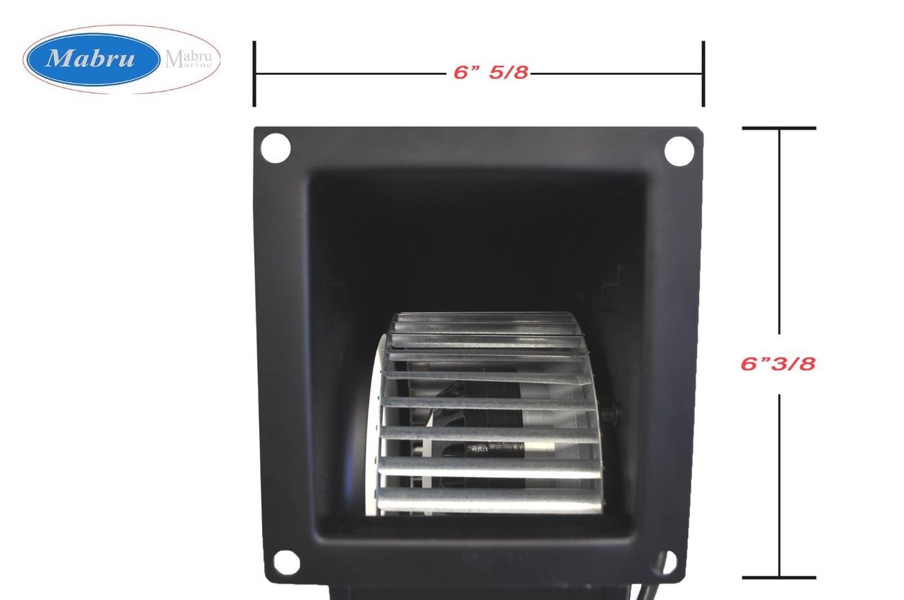 MABRU INSULATED FAN BLOWER WITH CAPACITOR 16000 BTU 230V