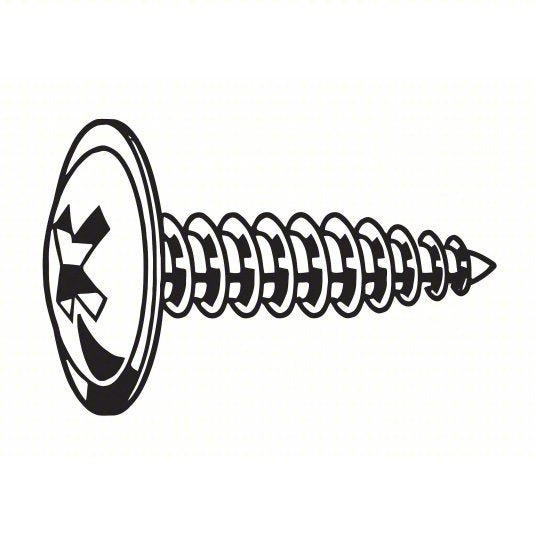 Metric machine screws, Phillips flat head, Stainless steel 316 (A-4), 3mm x 0.5mm x 8mm