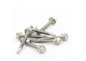 Sheet metal screws, Self tapping, Phillips truss head, Stainless steel 316, #10 x 1-1/2"