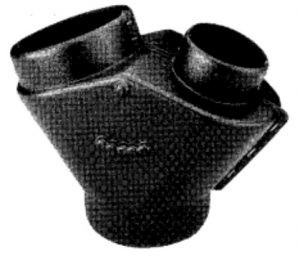 AY644-Adapter Y, 6” Inlet– 4”, 4” Outlets