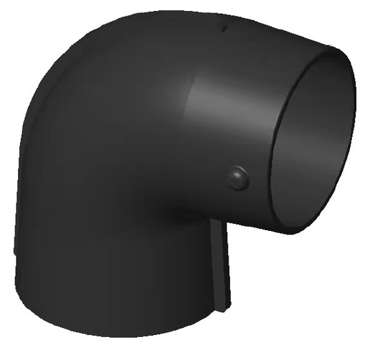 ADAPTER ELBOW , 5" - 90 DEGREE